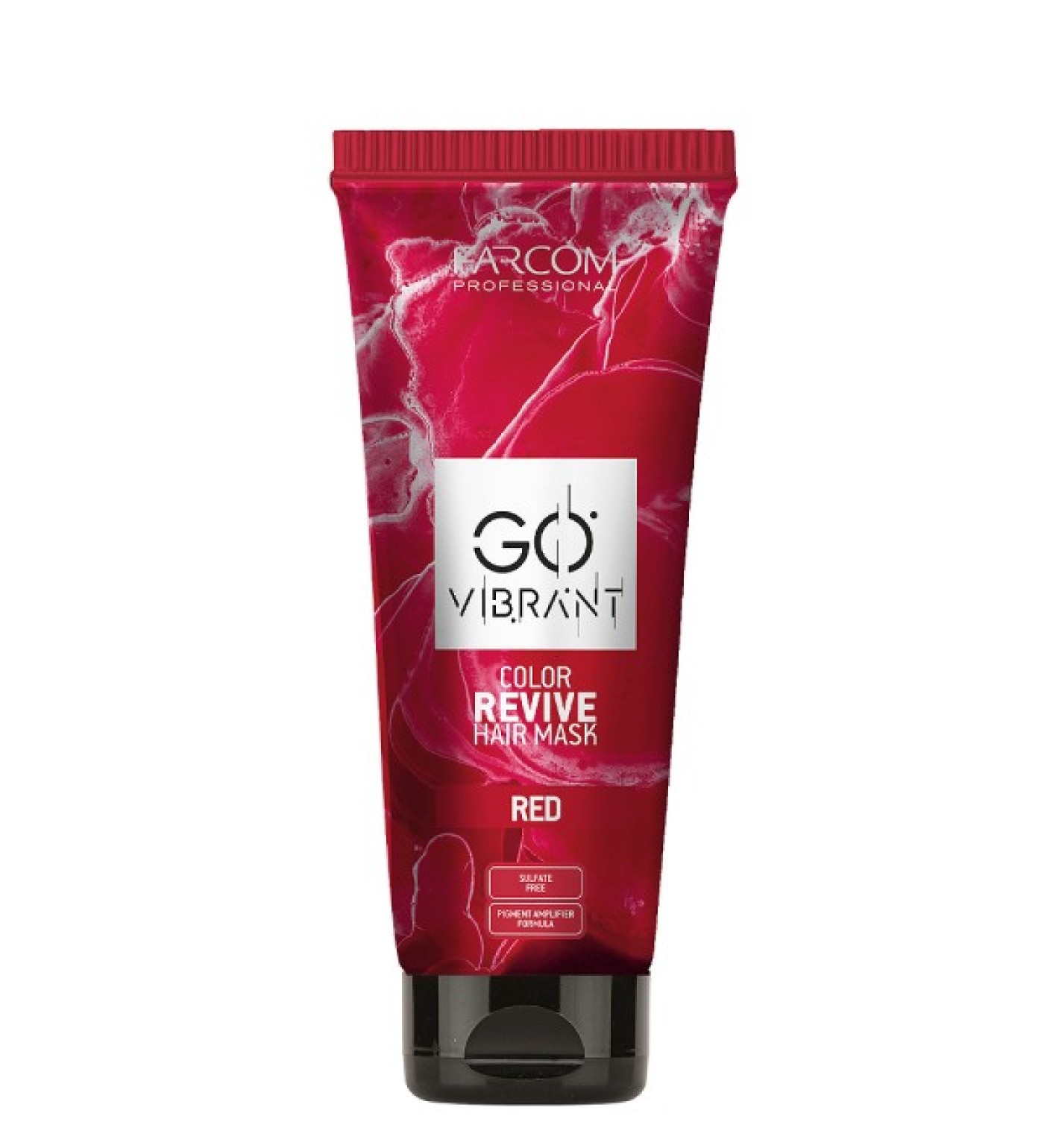 prodotto FARCOM GO VIBRANT MASK RED 200ML<br>Maschera colorata rosso.