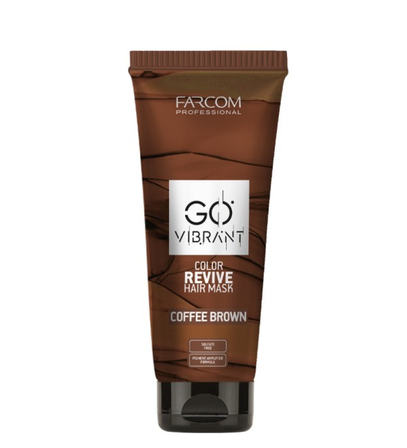 prodotto FARCOM GO VIBRANT MASK COFFEE BROWN200ML<br>Maschera colorata castano.